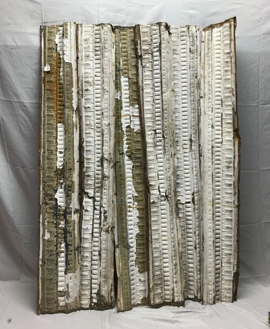 Antique 24 Linear Feet VTG Shabby Egg & Dart Tin Ceiling Trim Cove Chic 930-23B Cover