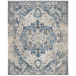 SAFAVIEH Classic Vintage Collection CLV111M Blue Rug - Picture 1 of 10