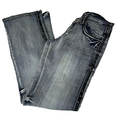 Женские джинсы Cowgirl Tuff W26/L31 Shazam Цвет черный Размер Medium Wash Пайетки 0473 - Изображение 1 из 4