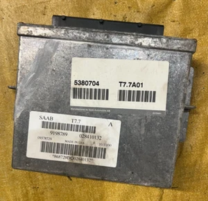 1999 SAAB 95 ELECTRONIC ENGINE COMPUTER CONTROL MODULE ECU 5380704 9198789 B19 - Bild 1 von 10