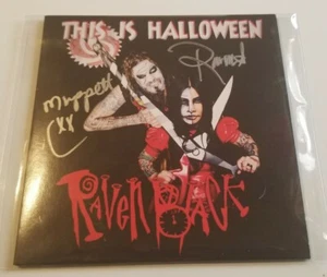Rare! This is Halloween by RAVEN BLACK Signed Autographed CD Single - Picture 1 of 2