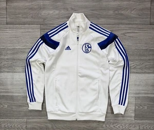 FC Schalke 04 adidas Anthem Jacket Bundesliga Jacket Football S04 M36439 Size XS - Picture 1 of 13