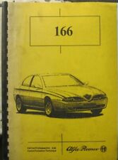 * Alfa Romeo 166  Werkstatthandbuch  Schulungsunterlagen deutsch  1998