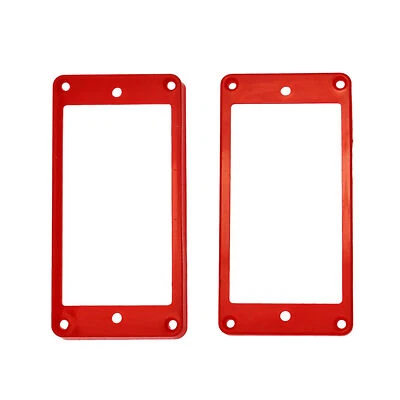 Anillos de Montaje para Guitarra Humbucker Planos Curvos Doble Bobina Pastilla Marco de Plástico LP Foto 1 de 4