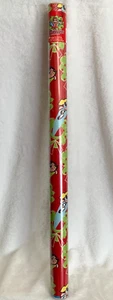 New 2000 Plus Mark Powerpuff Girls Red Holiday Gift Roll Wrapping Paper 50 Sq Ft - Picture 1 of 12