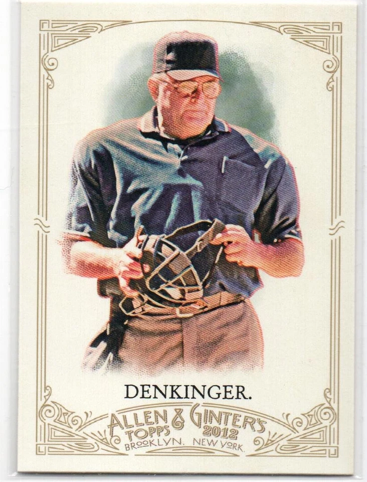2012 Topps Allen & Ginters #51 Don Denkinger MLB BASEBALL UMPIRE 39 - Image 1 of 1