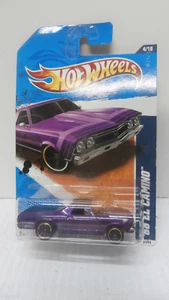 2011 Hot Wheels HW Muscle Mania 4/10 '68 Chevy El Camino 104/244 lila mit MC5 - Bild 1 von 3
