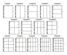 A4 Cosmic Multi Master Pocket Pages Acid Free Postcards Trading Cards 10 Pack