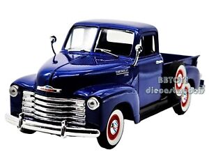 1953 CHEVROLET 3100 PICK UP BLUE 1/24 DIECAST MODEL WELLY 22087BLUE