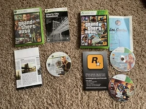 Grand Theft Auto IV & V (Microsoft Xbox 360) Game Bundle - Tested - Picture 1 of 17
