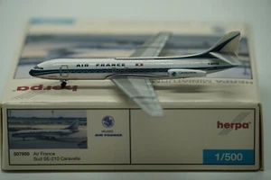 Herpa Wings 1:500 Air France Sud SE-210 Caravelle F-BHRB (507950) - Foto 1 di 7
