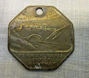 Ficha/medallón Pennsylvania Super Highway 1946 vintage - Imagen 1 de 6