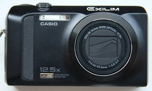 CASIO EX-ZR300 Digital Camera High Speed EXILIM 24mm Wide Optical 12.5x Black - Picture 1 of 15
