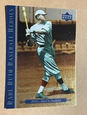 Babe Ruth ~ 1995 Upper Deck "Babe Ruth Baseball Heroes" #74  HoloFoil  INSERT