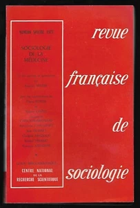 REVUE FRANCAISE DE SOCIOLOGIE  1973 SPECIAL  SOCIOLOGIE DE LA MEDECINE - Picture 1 of 1
