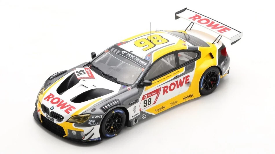 Modellino auto scala 1:18 Spark Model BMW M6 GT3 24H NURBURGRING 2021 modellismo - Immagine 1 di 1