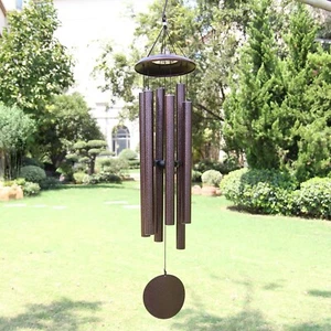 ASTARIN Outdoor Wind Chimes, 45 in Memorial Chimes with 6 Heavy Tubes, Large Dee - Picture 1 of 7