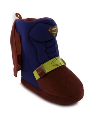 Zapatilla/zapato sin cordones Superman DC Comics para niños pequeños rojo/azul: 5/6-11/12 Foto 1 de 4