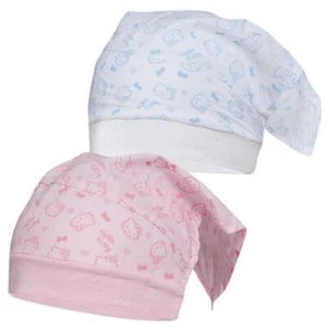 Hello Kitty Bebé Moda Ocio Recién Nacido Pañuelo Cabeza OE4061 Blanco Rosa Nuevo - Imagen 1 de 3