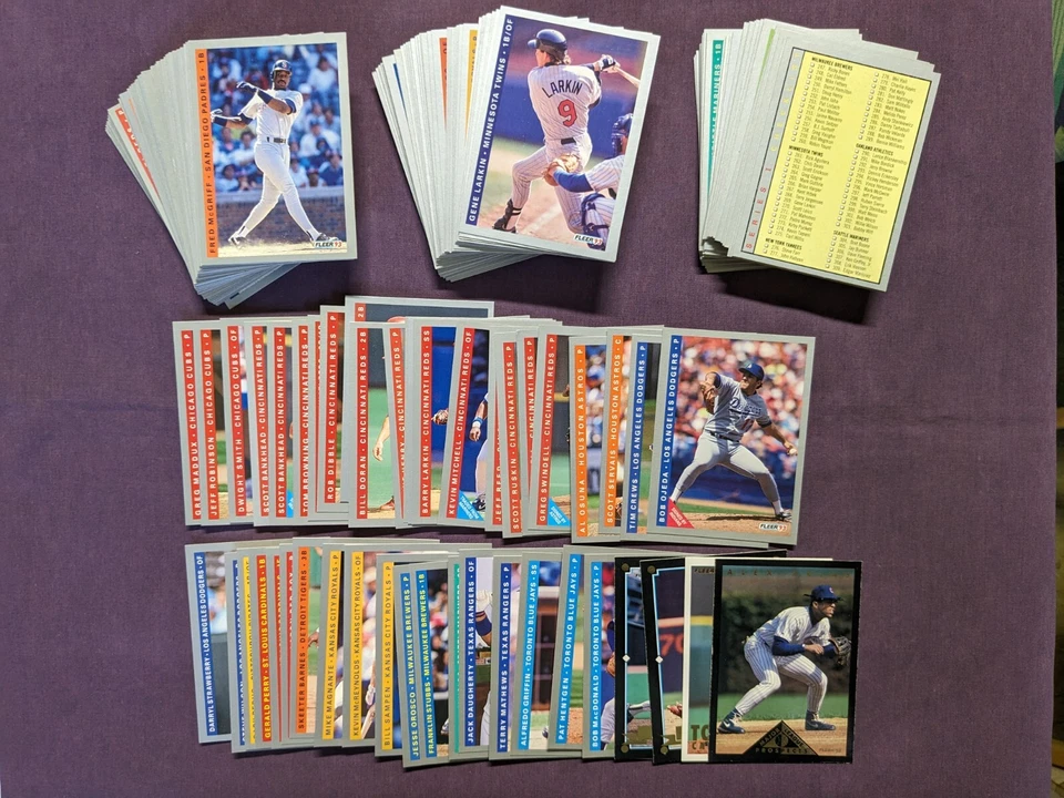 1993 Fleer Baseball - - - Pick A Card - - - Complete a Set - Image 1 of 1
