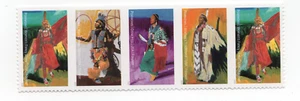 Scott #5981a PowWows Native American Culture Strip of 5 Forever Stamps - MNH - Picture 1 of 1