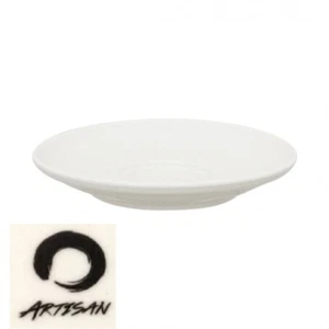 6 X Artisan Plate Saucer 16cm Plates Vitrified Fine China Tableware Creme - Picture 1 of 6