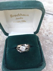 CUSTOM NATURAL DIAMOND RING TOTAL 1 CARAT COLOR G CLARITY VS2 U.S.A. - Picture 1 of 15