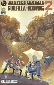 JUSTICE LEAGUE VS GODZILLA VS KONG 2 #2 PORTADA A CHRISTIAN DUCE EN MUY BUEN ESTADO/CASI NUEVO DC HOHC - Imagen 1 de 1