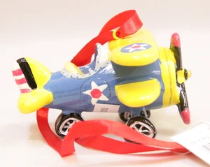 Bi-Plane Tree Ornament by BlowFish for Born Aviation #76770 - NEW - Picture 1 of 4