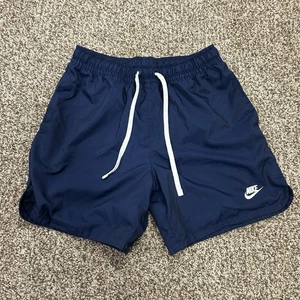 Nike Woven Shorts With Liner Men’s Small Navy Blue - Picture 1 of 9