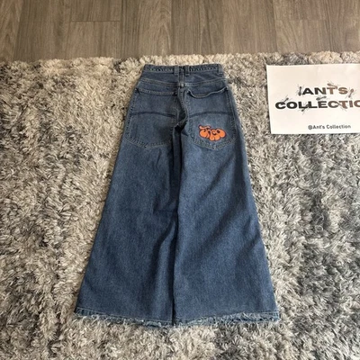 Vintage 90’s Jnco Superstar Jeans Blue Denim Baggy Women’s Size 7 26x29 Y2K RARE - Image 1 of 4