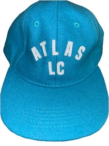 Cappello nuovo senza etichette ufficiale Premier Lacrosse League Atlas LC blu lana strapback OSFM - Foto 1 di 5