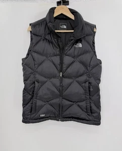 The North Face Women’s 550 Fill Black Down Vest Puffer Vest Size Large Outdoors - Picture 1 of 11