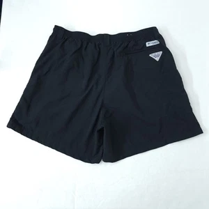 Columbia PFG Swim Trunks Black Mens XL Backcast lll Water Shorts Pockets Fishing - Picture 1 of 10