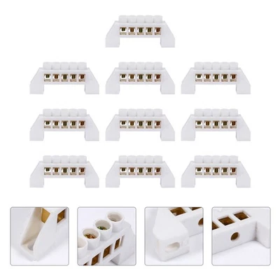 Terminal à vis de fil de distribution électrique 10pcs Bernal - Photo 1/4