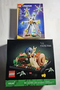 2025 Lego GWP Friendly Snails 40788 & Ferris Wheel 40758 Brand New Sealed - Picture 1 of 9