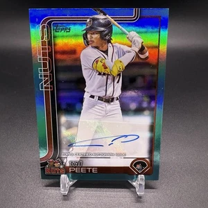 #/75! 🚨2025 Topps Pro Debut Tai Peete Auto Seattle Mariners Rookie Teal Foil #2 - Picture 1 of 2