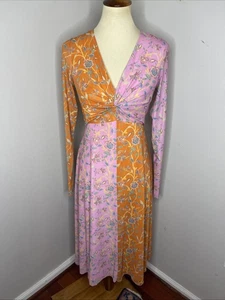 Rachel Antonoff Olivia Mesh Midikleid Original Powder Room Floral Größe 8 - Bild 1 von 8