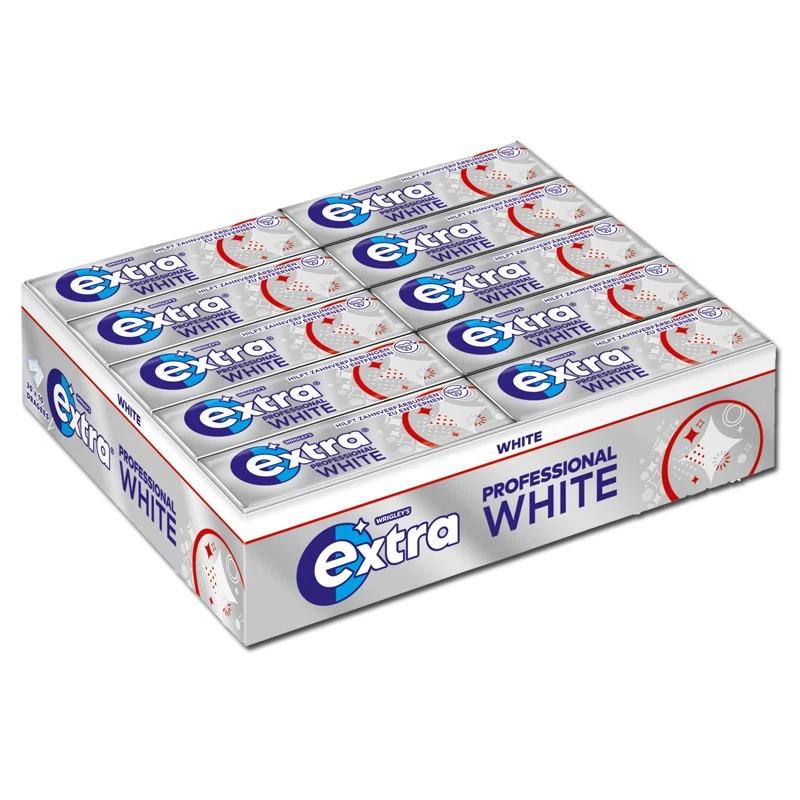 (45,19€/1kg) Wrigleys Extra Professional White Dragee, 30 Packungen - Bild 1 von 1