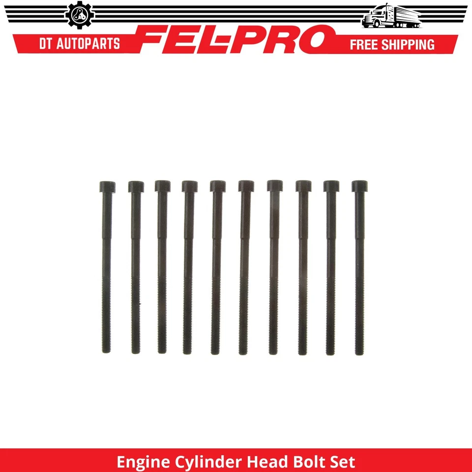 For 2012-2019 Toyota Prius C 1.5L L4 Engine Cylinder Head Bolt Set Fel-Pro 2013 - Image 1 of 1