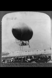 Photo:Portland,Oregon,OR,Flight to Vancouver,Baldwin's Airship carrying - Picture 1 of 1