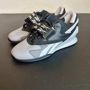 Reebok Mens 9 Legacy Lifter III 3 Cross Trainer Athletic Shoes Black/Grey NWOB - Picture 1 of 10