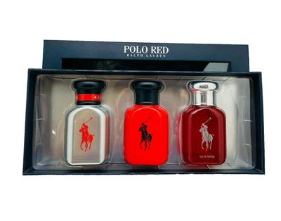 Ralph Lauren Polo Red Trio Holiday 3pcs Gift Set for Men NIB HOLIDAY SALE - Image 1 of 4