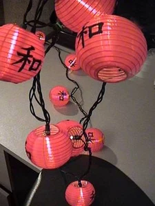 New PEACE STRING LIGHTS Tranquility SYMBOL umbrella decorations BUY ONE OR MORE - Picture 1 of 4