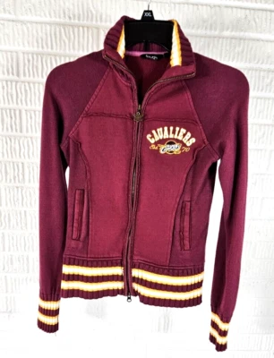 NBA Cleveland Cavaliers Women's Full Zip Sweater Size XS Touch by Alyssa Milano - Image 1 of 4