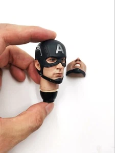 Used 1/6 Head Sculpt Studios The First Ten Years Hot Toys Captain America MMS488 - Picture 1 of 4