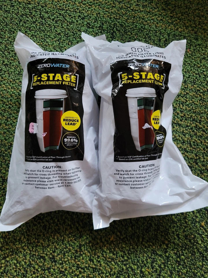 2 pack Zero Water 5 Stage Replacement Filter ZeroWater Filters - Image 1 of 1