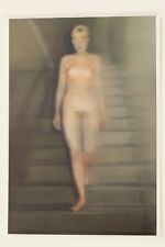 GERHARD RICHTER: ""Ema nude on a staircase"" art postcard / also with frame