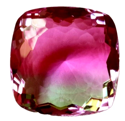87.50 Ct. Beautiful Multi-Color Ametrine Faceted Cushion Cut Loose Gemstone - Image 1 of 4