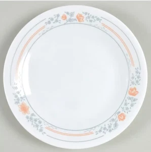 U PICK - Corelle Platter Apricot Grove Peach Gray Floral Plate Dessert Platter - Picture 1 of 13
